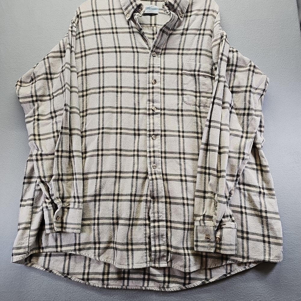 Clear Creek Men's Plaid Button-Up Shirt Size XL